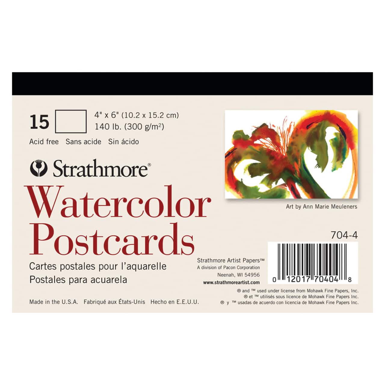 Strathmore® Watercolor Postcards, 4 x 6